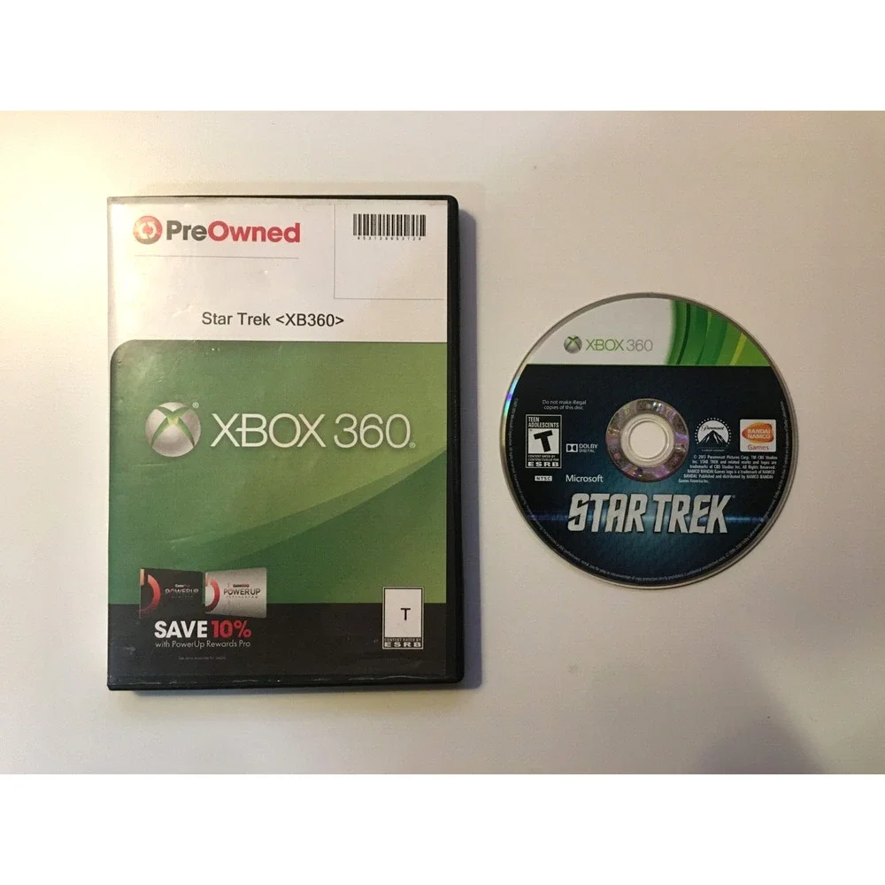 Star Trek: The Game (Microsoft Xbox 360, 2013) Namco - Disc Only - US Seller